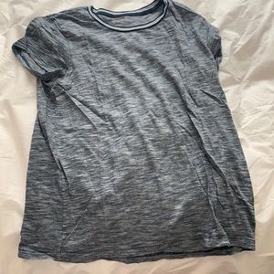 Madewell blue striped tee